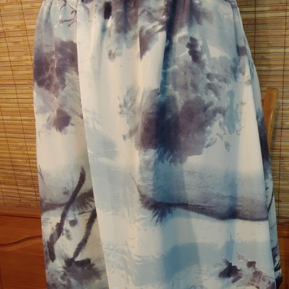 Walter Baker 🌫 B&W Printed Chiffon Halter Dress - Picture 6 of 8